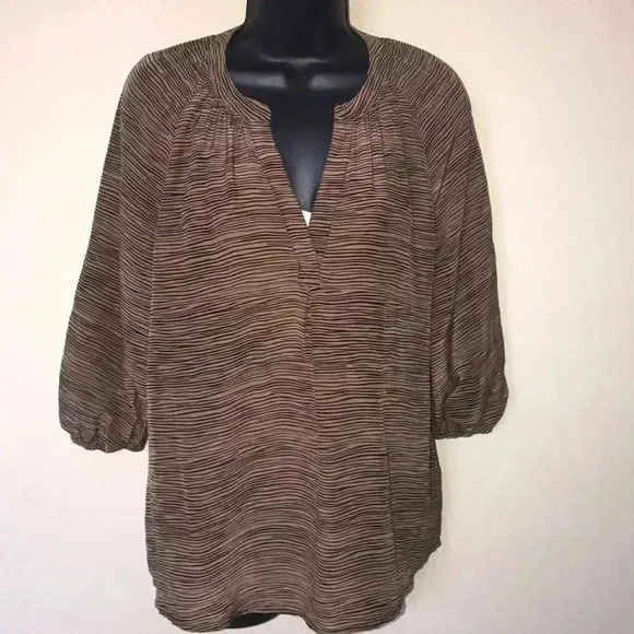 Joie Animal Print Silk Blouse Size XS - Picture 1 of 6